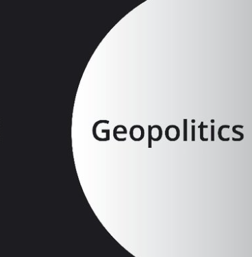 The logo of the multidisciplinary journal "Geopoltics", which Prof. Mills formerly co-edited