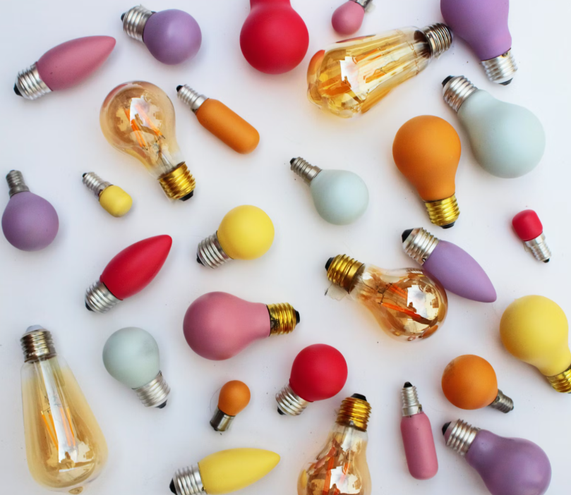 An image of several light bulbs to represent the ideas on evidence-based policy discussed in this journal article co-authored by Professor Sarah Mills