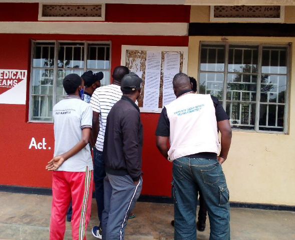 An image of young refugees in a settlement in Uganda, featured in a journal article co-authored by Professor Sarah Mills